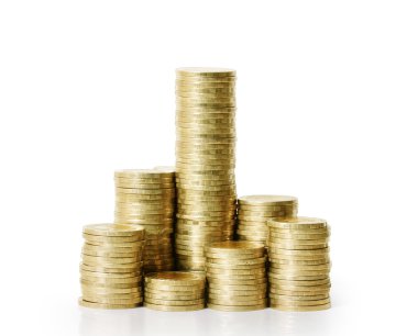 altın sikke ve onları grafik 