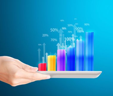 Tablet kullanan adam