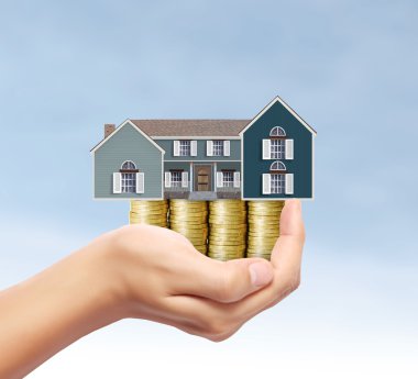 madeni para evden para mortgage konsepti