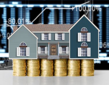 madeni para evden para mortgage konsepti