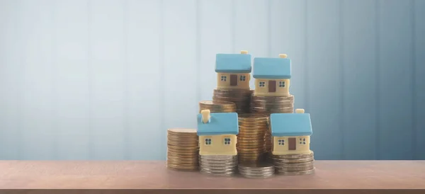 Model House Savings Plans Housing Home Real Estate Concept — Zdjęcie stockowe