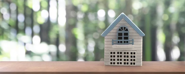 Model House Savings Plans Housing Home Real Estate Concept — Stockfoto