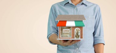 Ev Yapısı Bir elde, İş Evi Fikri