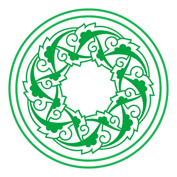 Ιδιαίτερο σχήμα αραβικού ανατολίτικα στολίδι — Διανυσματικό Αρχείο