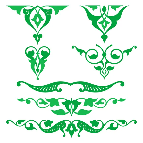 Floral pattern motif — Stock Vector
