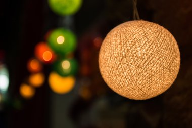 iş parçacığı topu lamba