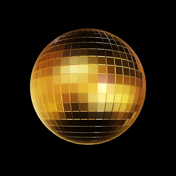 Piłka disco na czarnym tle — Zdjęcie stockowe