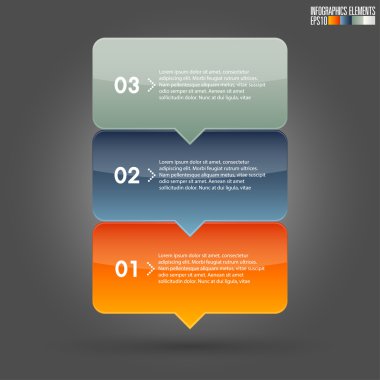 Modern infographics şablonu