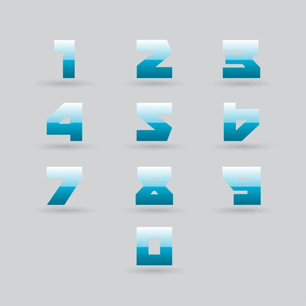 Numéro est design — Image vectorielle