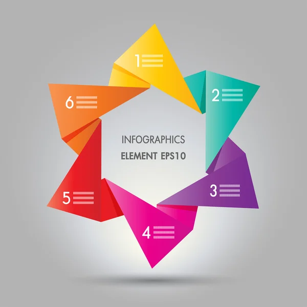 Moderne infografimal – stockvektor