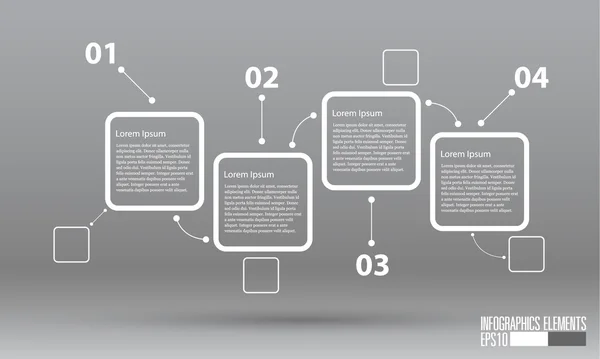 Moderní infografiky šablona — Stockový vektor