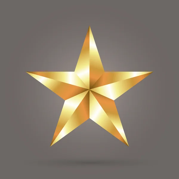 Golden star — Stock Vector