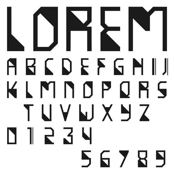 Modern alfabe seti — Stok Vektör