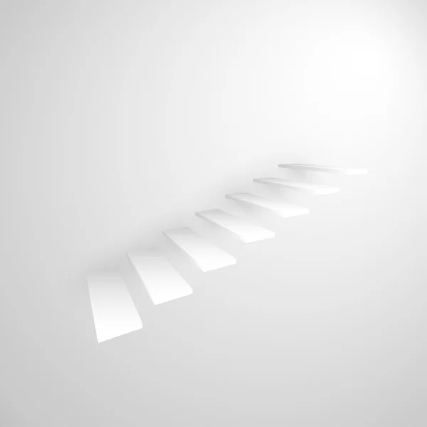 Abstraktní 3d schodiště — Stockový vektor
