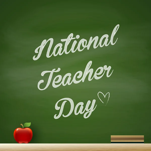 National Teacher Day — Stock Vector