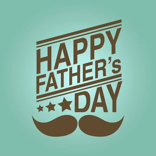 幸せな父親の日レトロなビンテージ デザイン — ストックベクタ