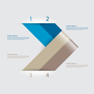 Modern infographics şablonu