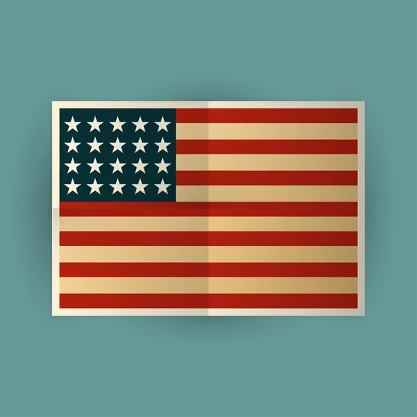 4th of july paper background — Stock Vector