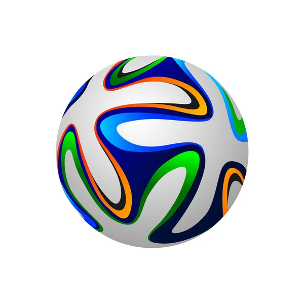 Soccer ball 2014, vector illustration — Stock Vector