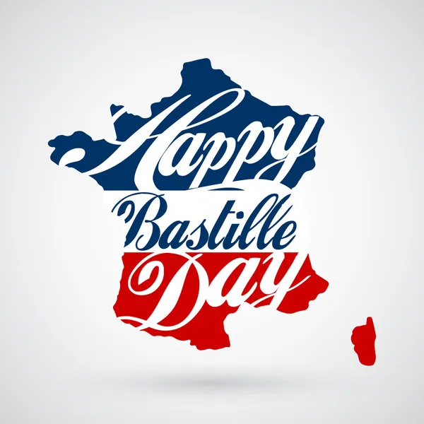 14th July Bastille Day background — Stock Vector
