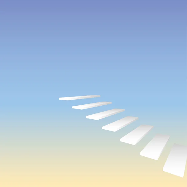 Abstrait 3d escalier fond — Image vectorielle