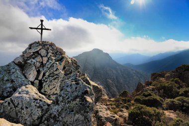 calvi, corsica yakınındaki bir veta Capu di