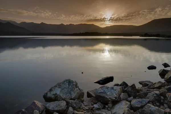 Lac de Codole, vale do Reginu na Córsega — Fotografia de Stock