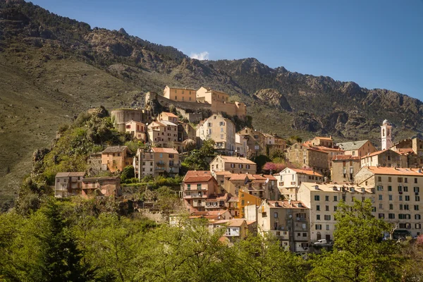 Corte citadel in Corsica Stock Photo