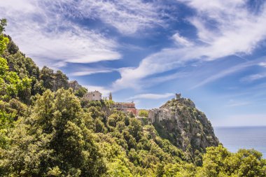 cap corse, Korsika üzerinde nonza Köyü