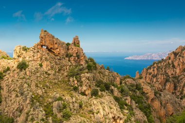 calanches de piana corsica içinde
