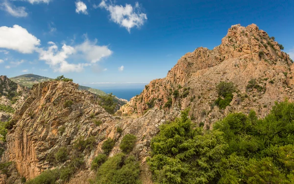 De piana Calanches na Korsice — Stock fotografie