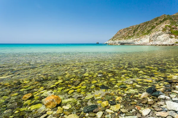 The beach at Giottani on west coast of Cap Corse — Stock Photo, Image