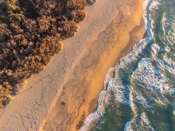 Korsika Nın Balagne Bölgesindeki Algajola Yakınlarındaki Aregno Plaj Kumlu Bir — Stok fotoğraf