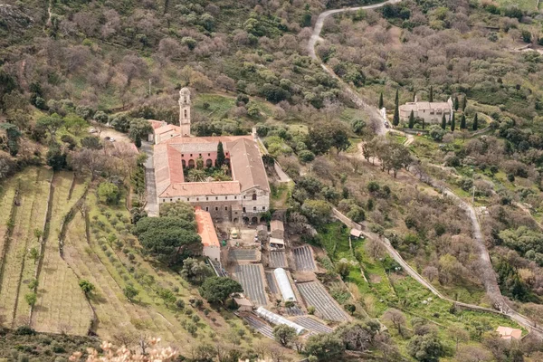 Antico Convento Chiesa Notre Dame Lazio Fuori Dal Villaggio Corbara — Foto Stock