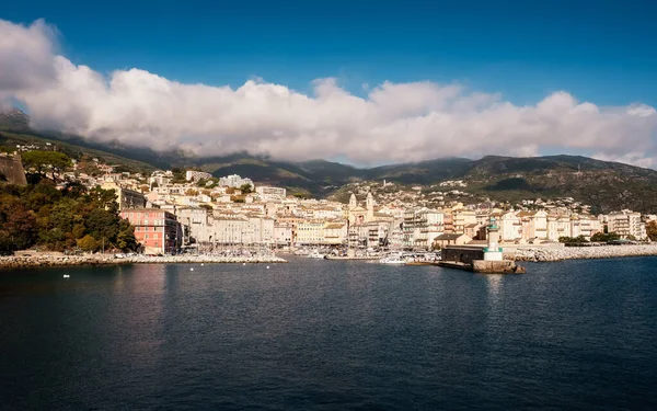 Ingresso Porto Vecchio Alla Città Bastia Sulla Costa Orientale Della — Foto Stock