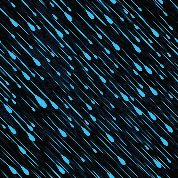 Lluvia inconsútil fondo tiempo vector ilustración — Vector de stock