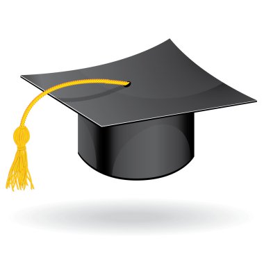 Graduation cap vector clipart
