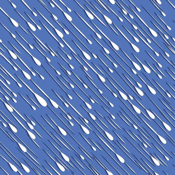 Regen nahtlose Hintergrund Wetter Vektor Illustration — Stockvektor
