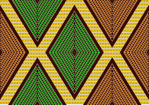 非洲无缝图案 图像艺术和抽象背景 — 图库矢量图片