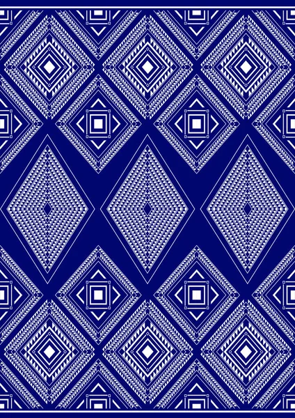 Etnisk Mönster Geometrisk Print Design Bildkonst Och Abstrakt Bakgrund — Stock vektor