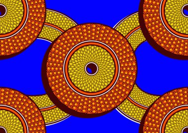 Afrika tekstil sanatının kusursuz deseni, soyut görüntü ve arkaplan, baskı için moda çalışması, vektör dosyası eps10.
