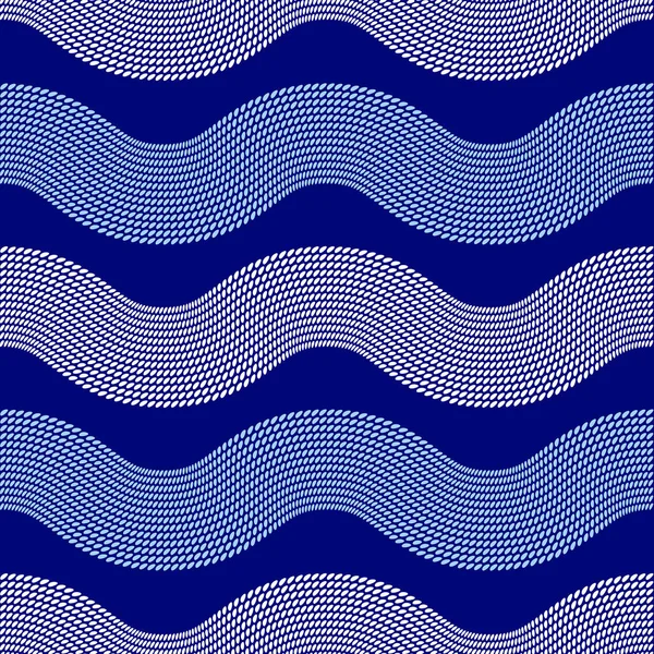 Arte Textil Africano Curvy Zig Zag Círculo Punto Patrón Sin — Vector de stock