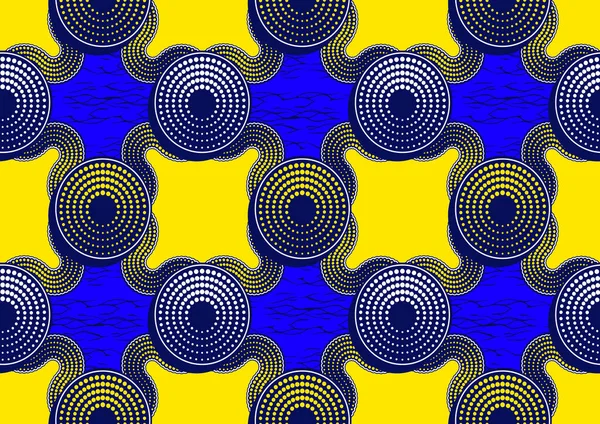 Circle Dot Abstract Africa Seamless Pattern Textile Art Fashion Artwork — Stock vektor