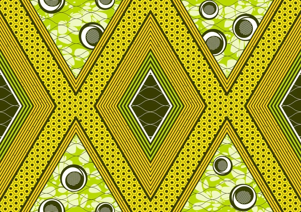 Tribal Africa Abstrakte Nahtlose Muster Lebendige Farben Textilkunst Handgezogene Linie — Stockvektor