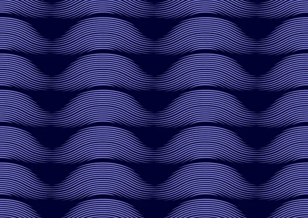 Línea Curva Hawaii Africa Tribal Patrón Inconsútil Abstracto Arte Textil — Archivo Imágenes Vectoriales