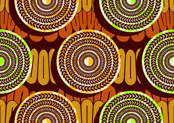 Africa Abstract Seamless Pattern Arte Textil Imagen Fondo Obras Arte — Vector de stock