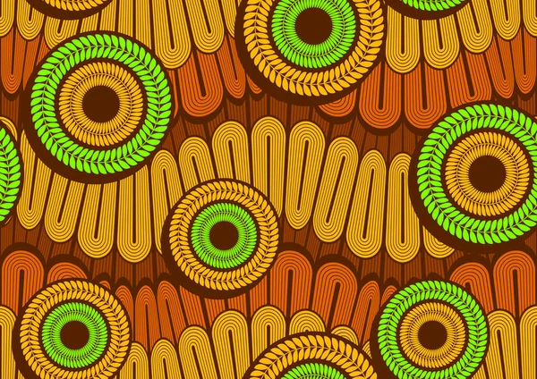 África Abstract Padrão Sem Costura Arte Têxtil Imagem Fundo Arte — Vetor de Stock