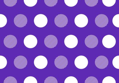 Basit polka nokta daire deseni, geometrik şekil, tekstil sanatı, el çizimi resim ve arkaplan, kumaş baskısı için moda sanatı, giysiler