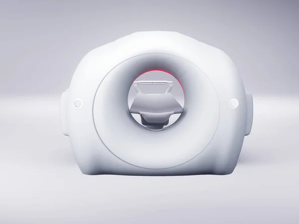 Multi Detector Scanner Tomografia Computadorizada Ilustração Retrovisor Isolado Fundo Branco — Fotografia de Stock