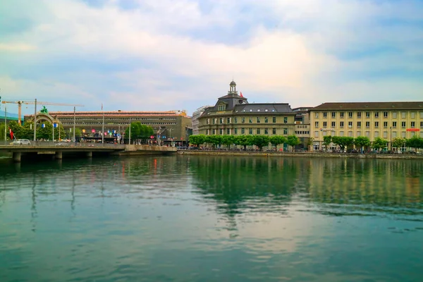 Zurich Switzerland Mei 2020 Pusat Kota Bersejarah Lucerne Dengan Terkenal — Stok Foto